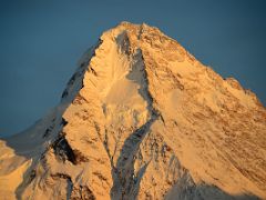 14 K2 North Face Close Up At Sunset From K2 North Face Intermediate Base Camp